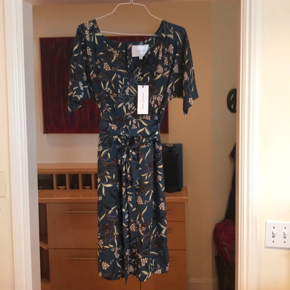 brand new with tags Amour Vert silk dress.